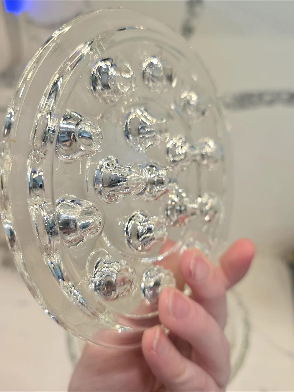 Clear Crystal Stem Vase